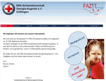 Tablet Screenshot of drk-georgia-augusta.de